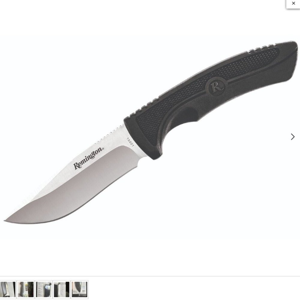 Remington Sportsman R10001 Fixed 4.3" Drop Point Blade Knife $30